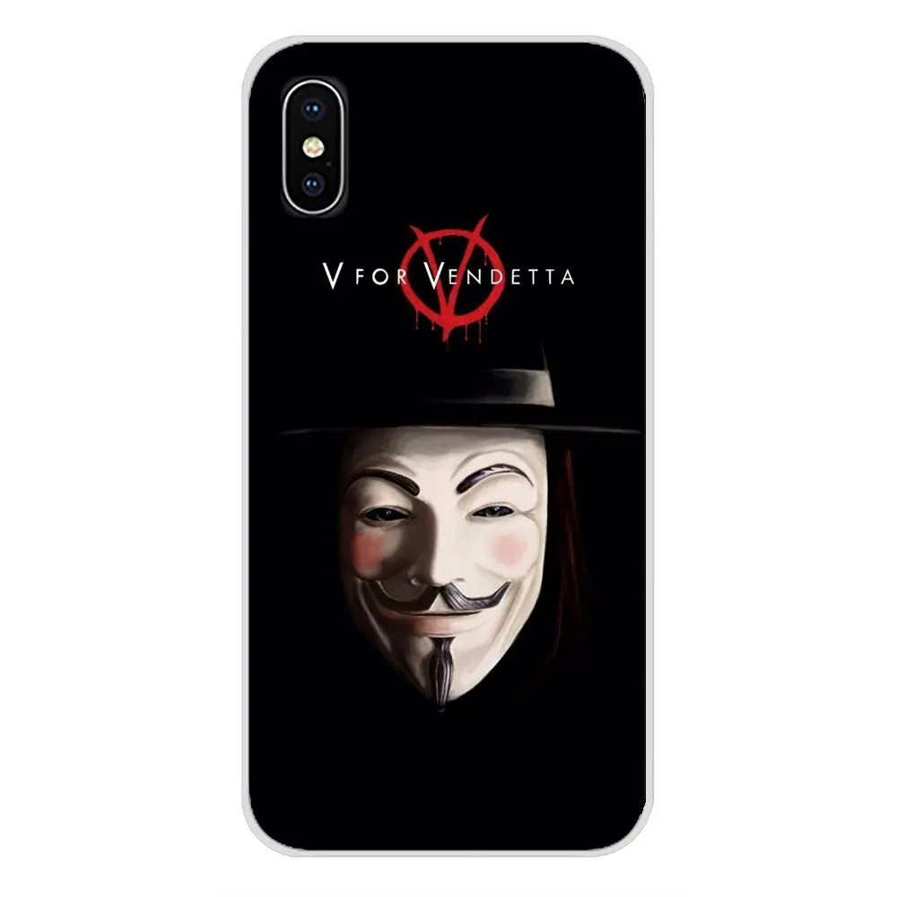 Аксессуары чехлы для телефонов Чехлы Huawei Mate Honor 5X 6X 7 7A 7C 8 9 10 8C 8X 20 30 Lite Pro V Vendetta Mask rose