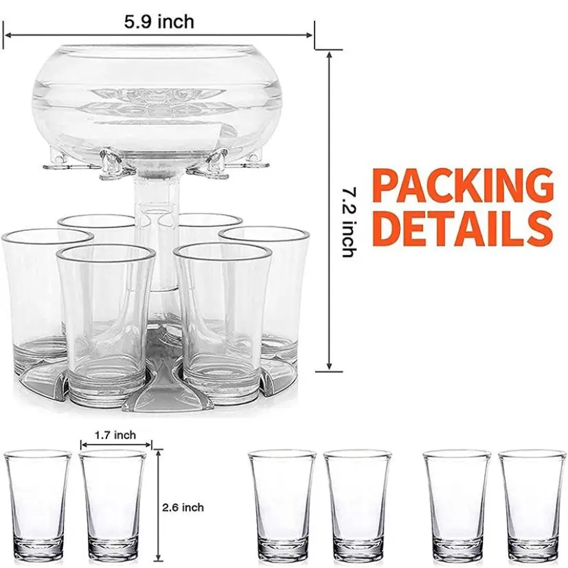 Модернизированный акрил пулевая чашка для розлива вина Цвет Регулируемый