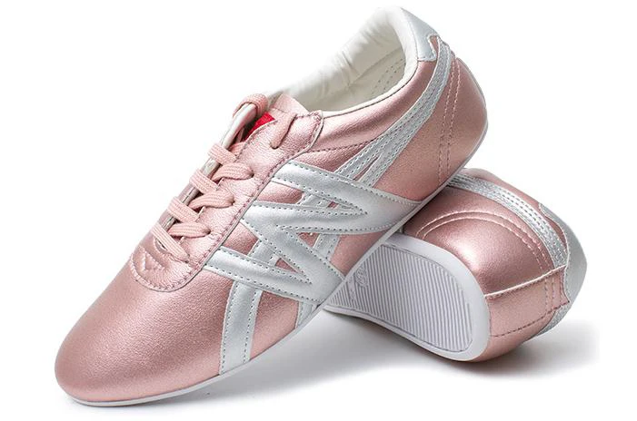 pink Унисекс дети и взрослые 8 цветов высокого качества tai chi taijiquan кроссовки кунг-фу ушу боевые искусства обувь серебро/красный/синий - Цвет: pink