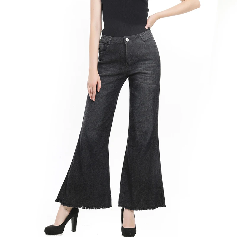 

2021 New High Waist Wide Leg Jeans Brand Women Boyfriend Jeans Denim Skinny Woman's Vintage Flare Jeans Plus Size 4XL Pant