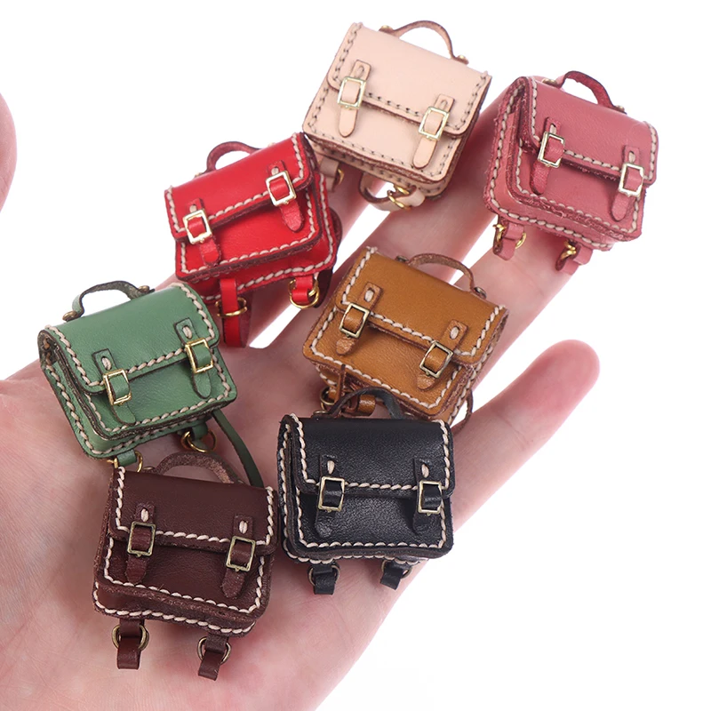 

1:12 Dollhouse Miniature Backpack Bag Doll Decor Accessories Mini Bags Toys
