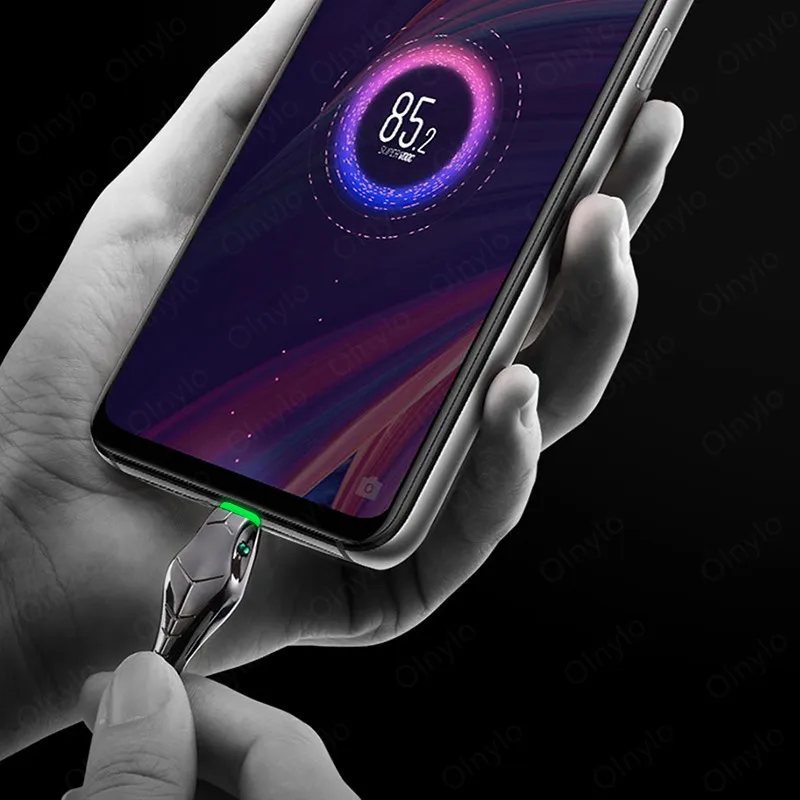 Кабель USB Type-C 5A провод для быстрой зарядки шнур Новая Черная Мамба Samsung S21 Xiaomi 12 11