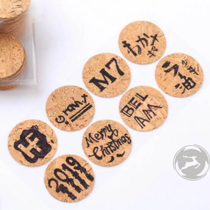 

Retro Name Label Self Adhesive Wooden Hand Account Household Decoration Self Stick Notes Classification Kitchen Stickers