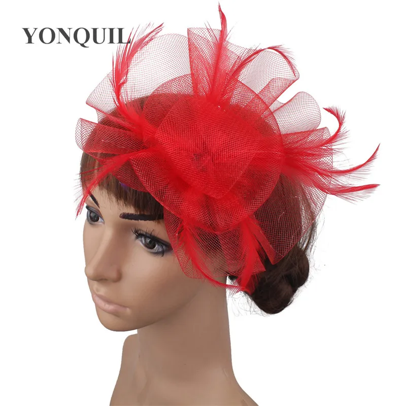 Женская фатиновая шляпка модная Вуалетка Шпилька для волос свадебные аксессуары