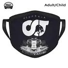 Дизайнерская черная дышащая многоразовая маска для рта Alpha Tauri Alphatauri Alfa Tauri Scuderia