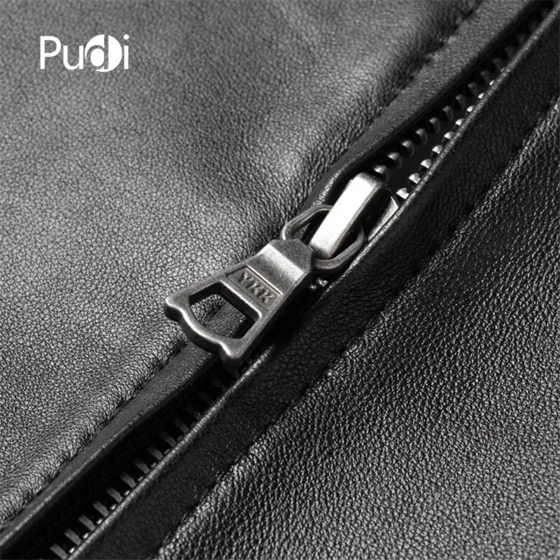 Pudi MT919 новые модные мужские куртки и пальто короткие с капюшоном настоящие жакеты из овечьей кожи Верхняя одежда из натуральной кожи