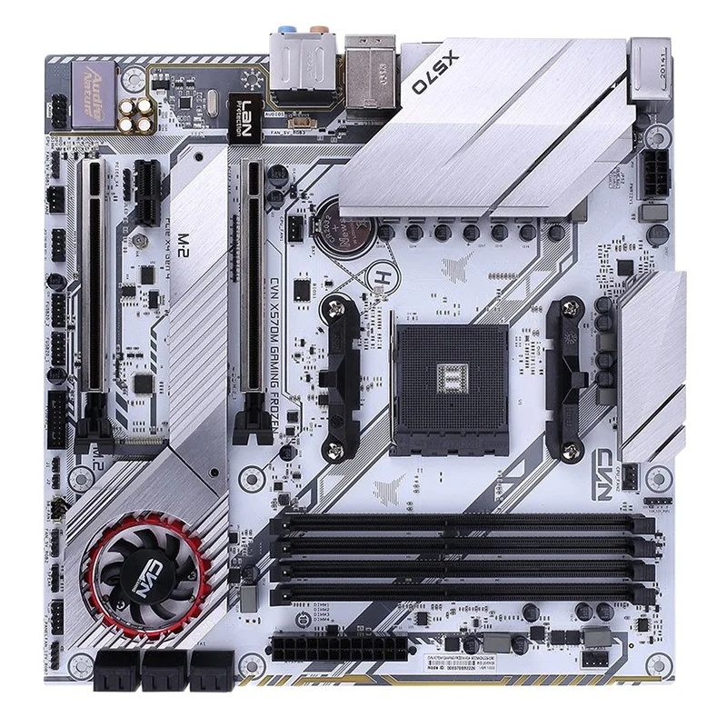 Цветная игровая материнская плата X570 CVN X570M freeze V14 для AMD AM4 64 Гб Xiaobai GAMING