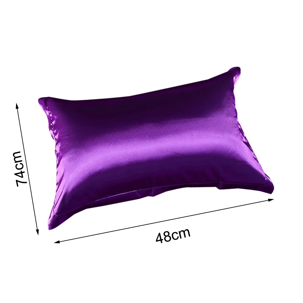 

48cm*74cm Mulberry Silk Pillow Case for Hair and Skin Satin Pillowcase Queen Size Satin Pillow Covers with Envelope Closure