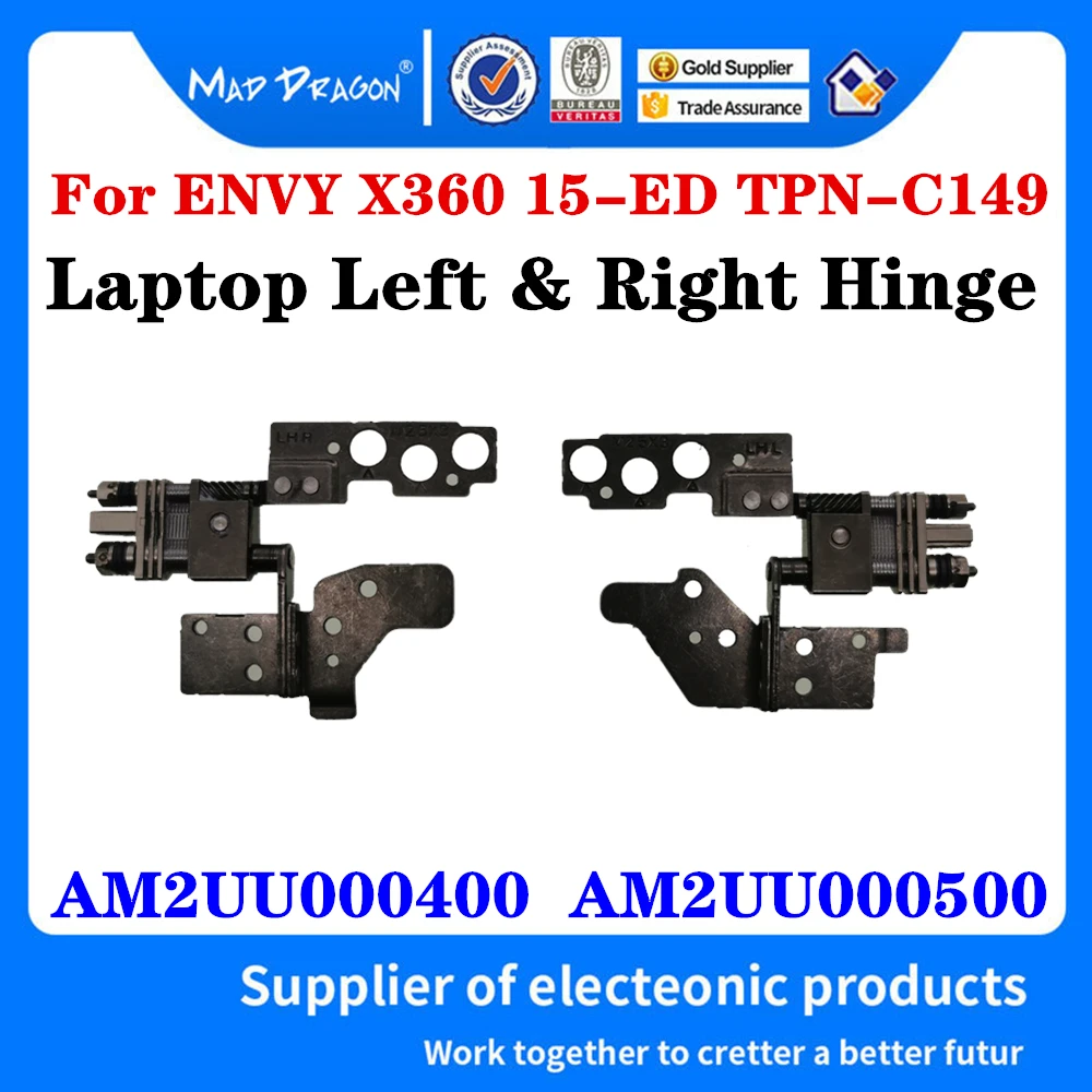 

Новинка оригинальный am2u000400 AM2UU000500 для ноутбука HP ENVY X360 Convertible 15-ED TPN-C149 LCD Петли левый и правый шарнир