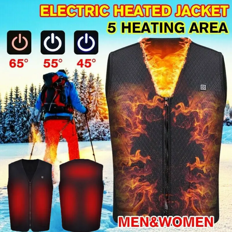 Хит для мужчин и женщин улицы USB инфракрасный нагревательный жилет гибкий