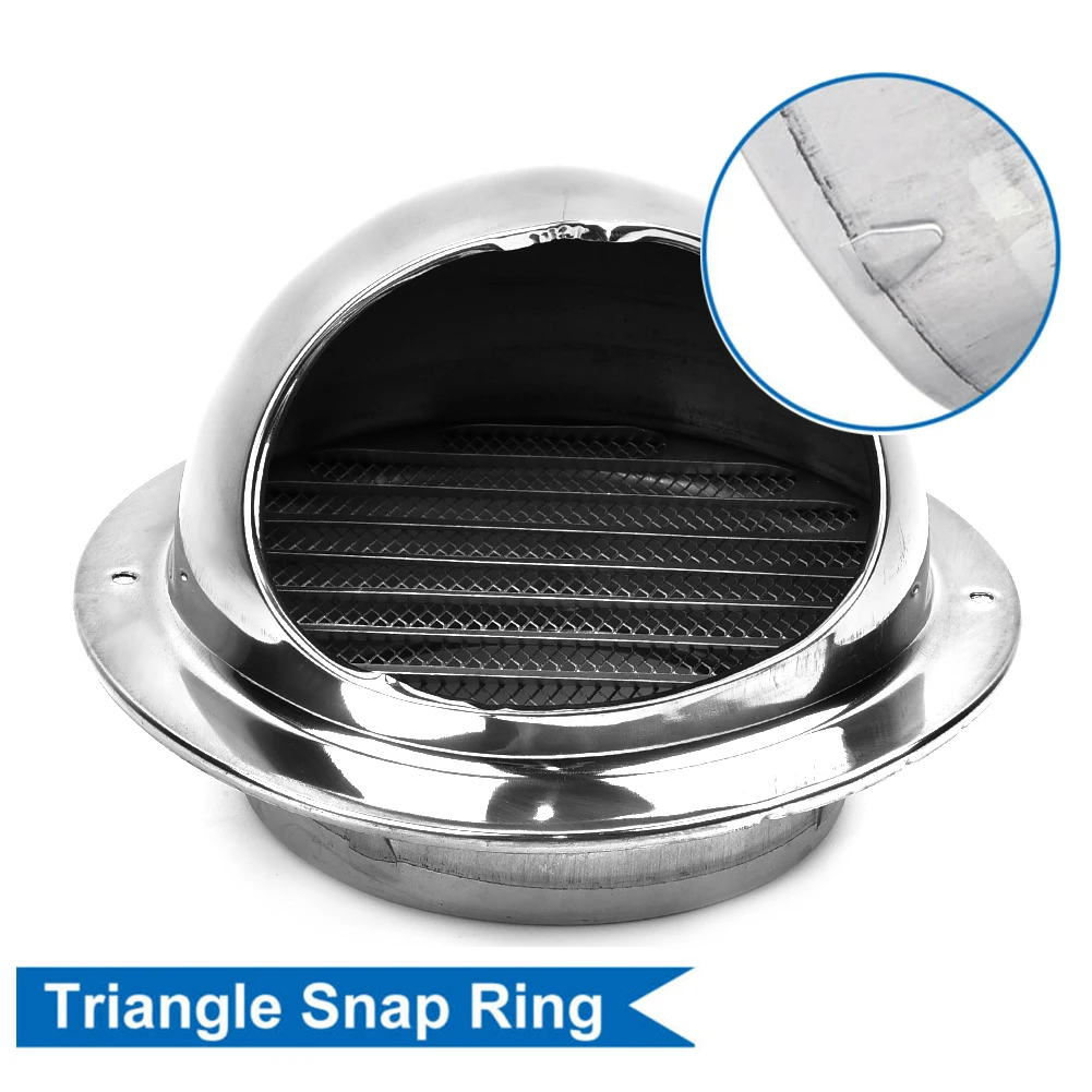 

Cover Air Vent Ducting Home Office Stainless Steel Thicken Ventilation Home Garden Supplies