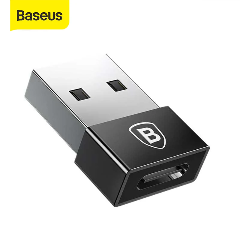 Baseus USB папа к Type C Женский адаптер OTG комбинезон для Samsung S9 Plus Macbook Xiaomi mi max 3 кабель