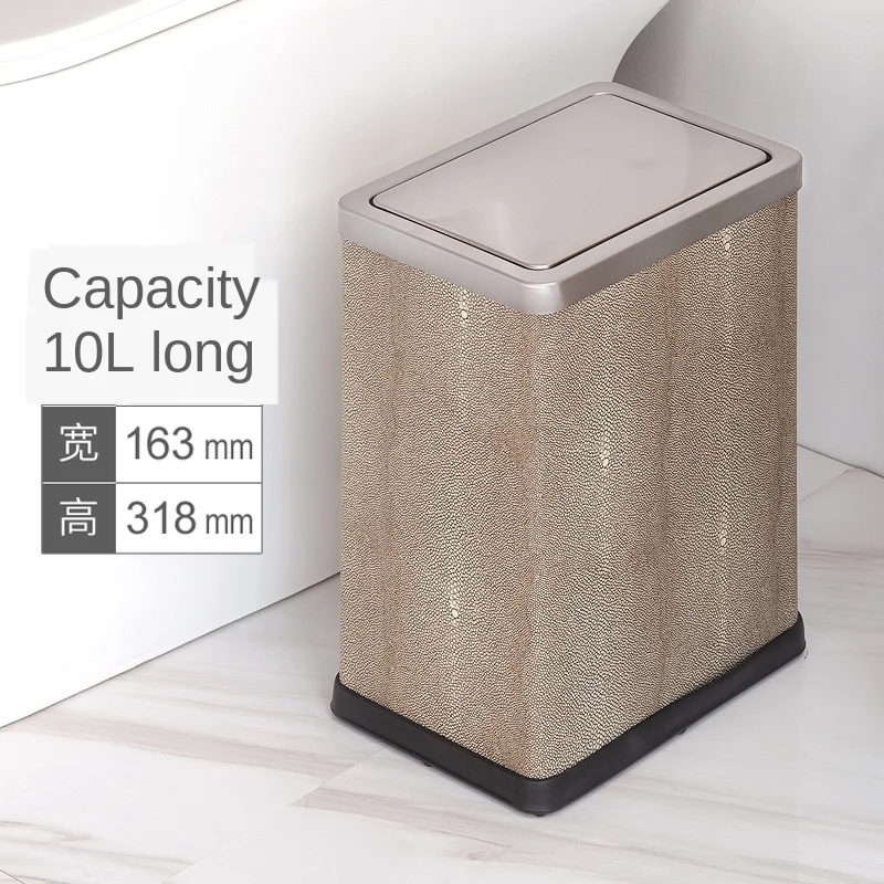 

Living Room Trash Can Creative Fashion Of Household Shaking Type Nordic Luxury Covered Toilet Paper Basket With Lid