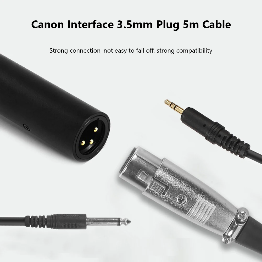 Профессиональный конденсаторный микрофон для записи интервью видеокамера Vlog Live