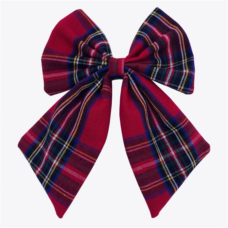 Preppy-260 Из хлопка и льна, банты, бутик волосы бант Заколки для волос в морском стиле лук заколки для волос для девочек Для женщин аксессуары для волос Головные уборы - Цвет: Preppy-260