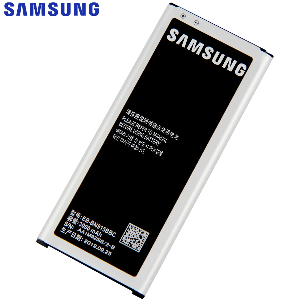 Оригинальный аккумулятор Samsung EB-BN915BBE EB-BN915BBC для Galaxy Note Edge N9150 N915S G9006V SM-N915G N915K N915L