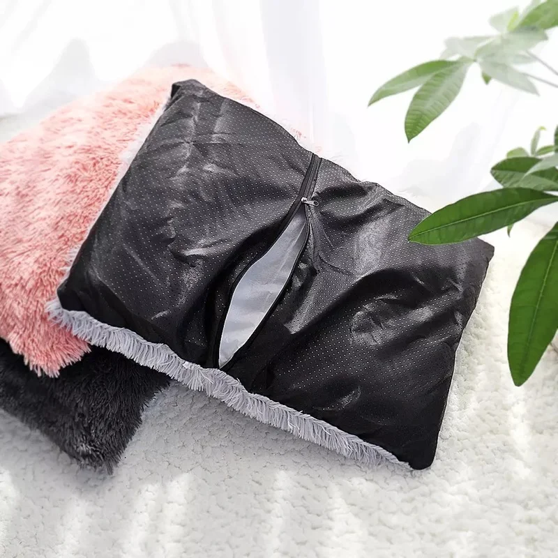 Плюшевое одеяло нескользящий удобный глубокий коврик для кошек собак моющийся