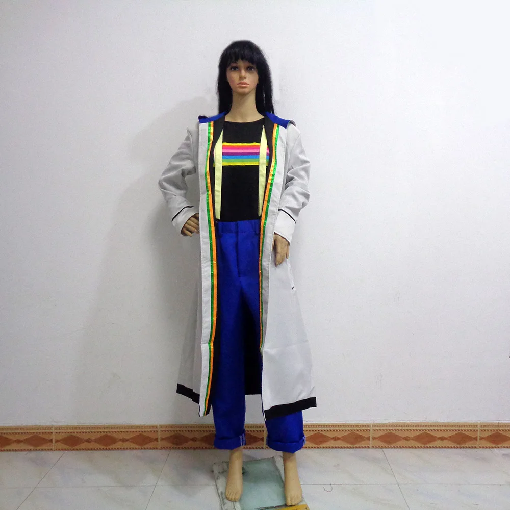 

Костюм для косплея Доктора Кто 13 Джоди уиттера доктор для рождественской вечеринки Хэллоуин Костюм Любой размер на заказ