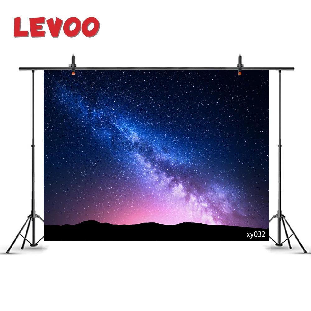 Виниловый фон для фотосъемки LEVOO студийной с изображением Млечного Пути