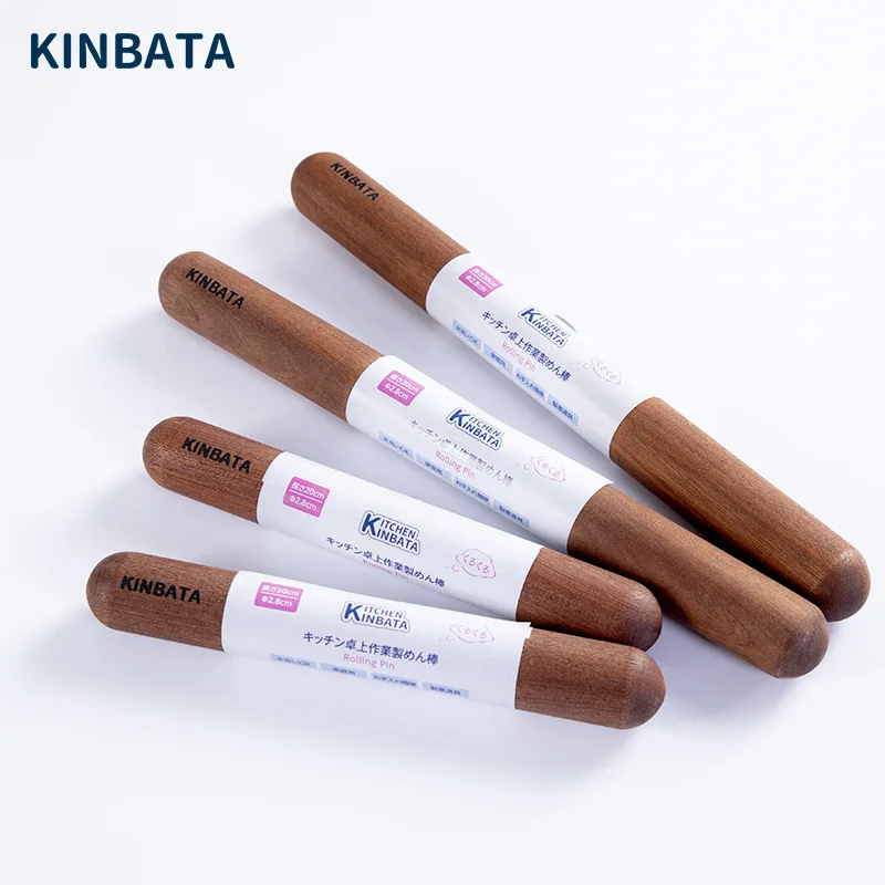 Деревянная Скалка из эбенового дерева японские кухонные принадлежности для