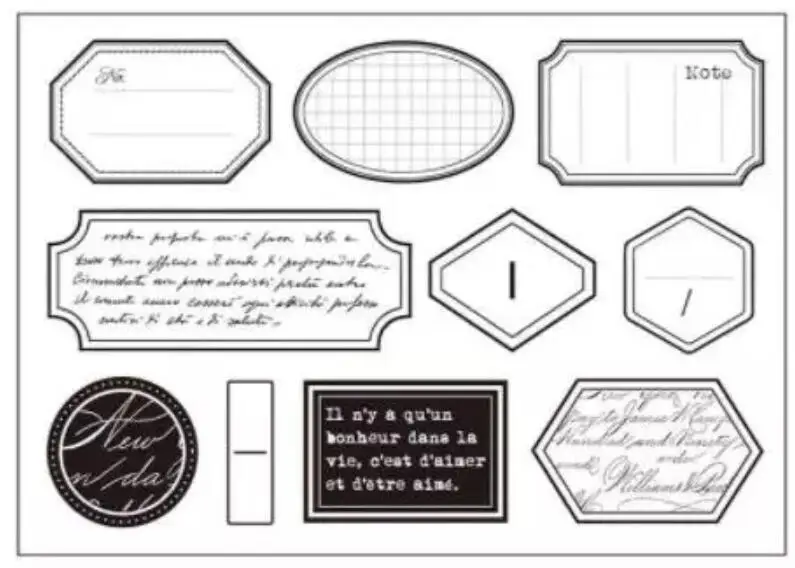 Рамка Прозрачный штамп печать для DIY скрапбукинга фотоальбома декоративные