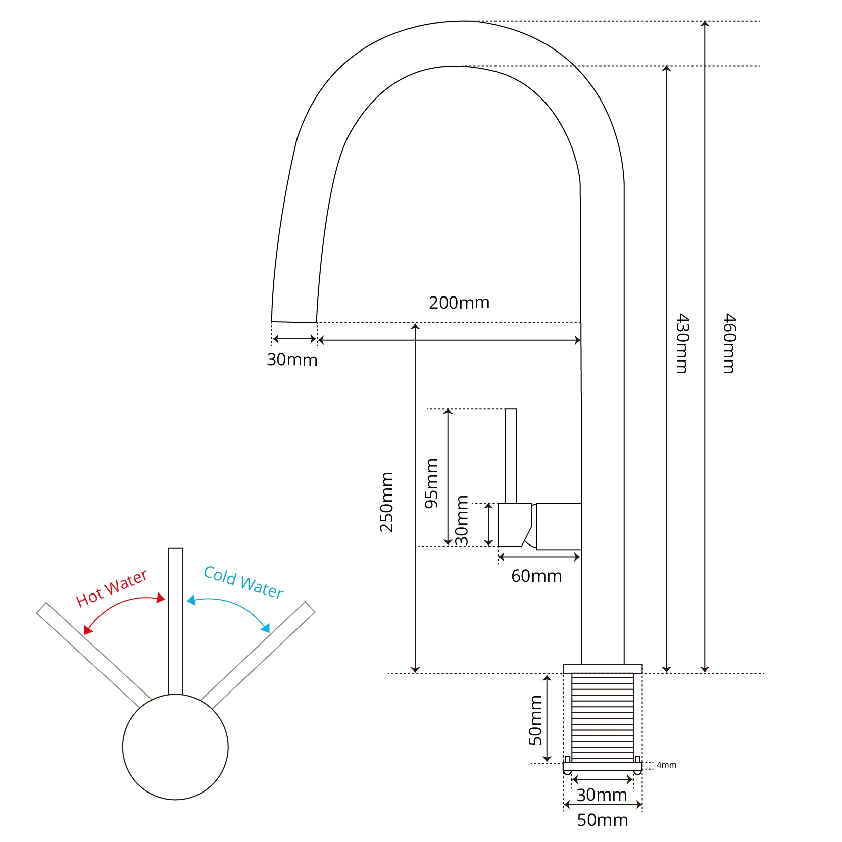 

Brass Pull Out Kitchen Faucet Brushed Chrome and Black 360 degree rotation kitchen Hot and cold water Sink taps Kitchen Faucet