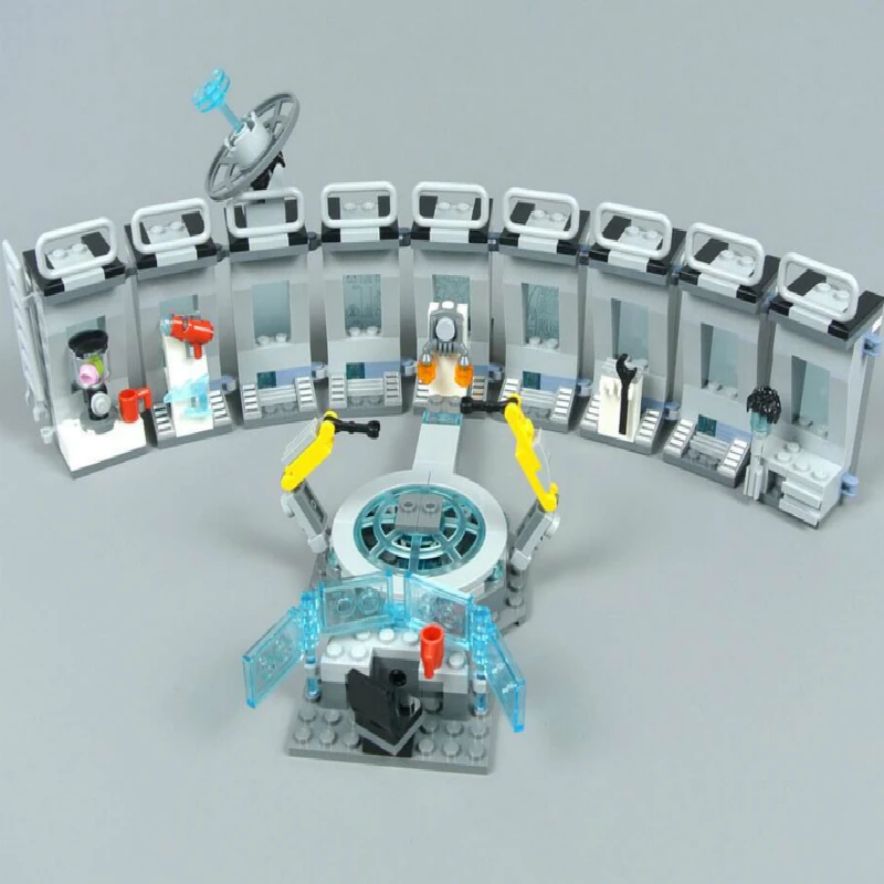 Модульный конструктор MOC 76125 строительные блоки Железный человек наборы моделей