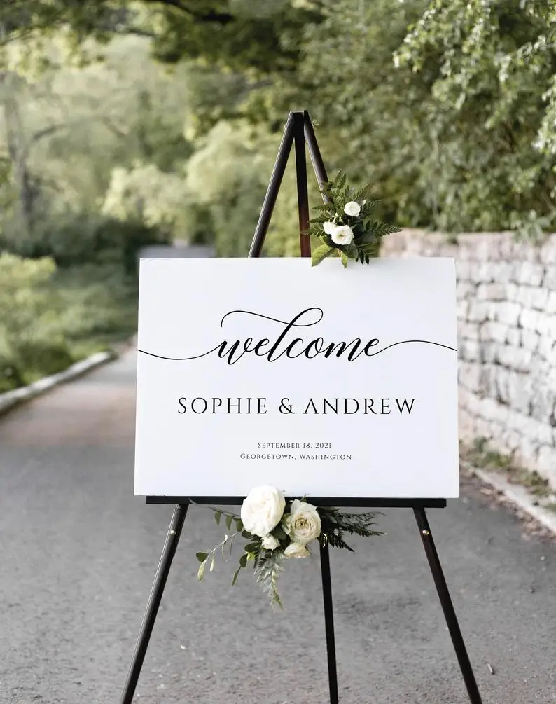 

Индивидуальный знак приветствия Свадебный декор свадебный знак Свадебный знак приветственный знак для помолвки вечевечерние знак приветс...