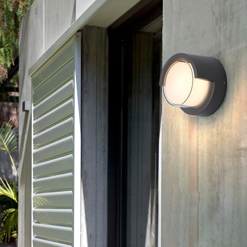 

High Quality 7W Led Wall Light Round Light Indoor Outdoor Waterproof Lamp Modern Design Garden Lamp Park Landscape Lighting
