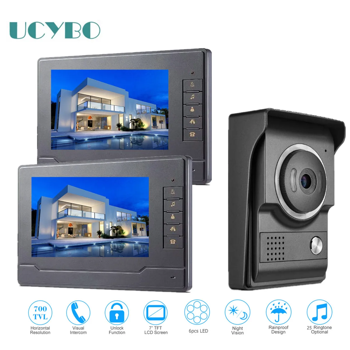 video door phone intercom system for home security 7