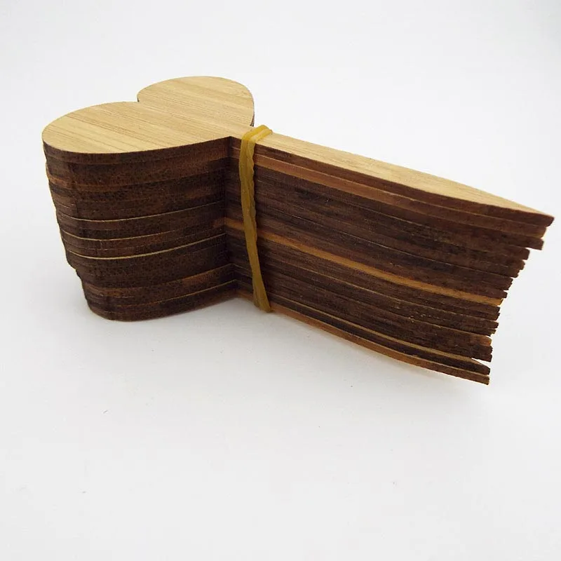 

10*6cm T-Type Bamboo Plant Labels Eco-Friendly Wooden flower veg Sign Tags Garden Markers Tools for pots Potted Herbs Flowers