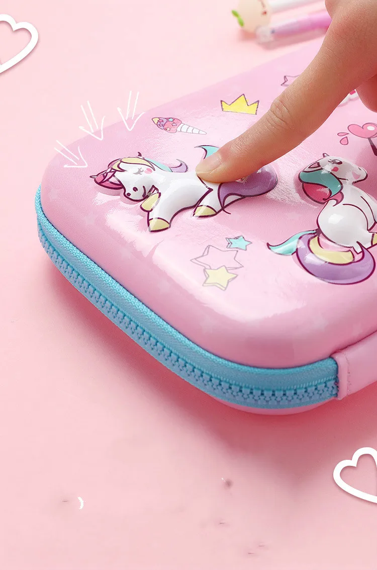 Пенал с единорогом чехол Kawaii милый пенал для карандашей trousse школьников большой емкости, Карандаш Чехол ручка чехол школьные принадлежности для девочек и мальчиков