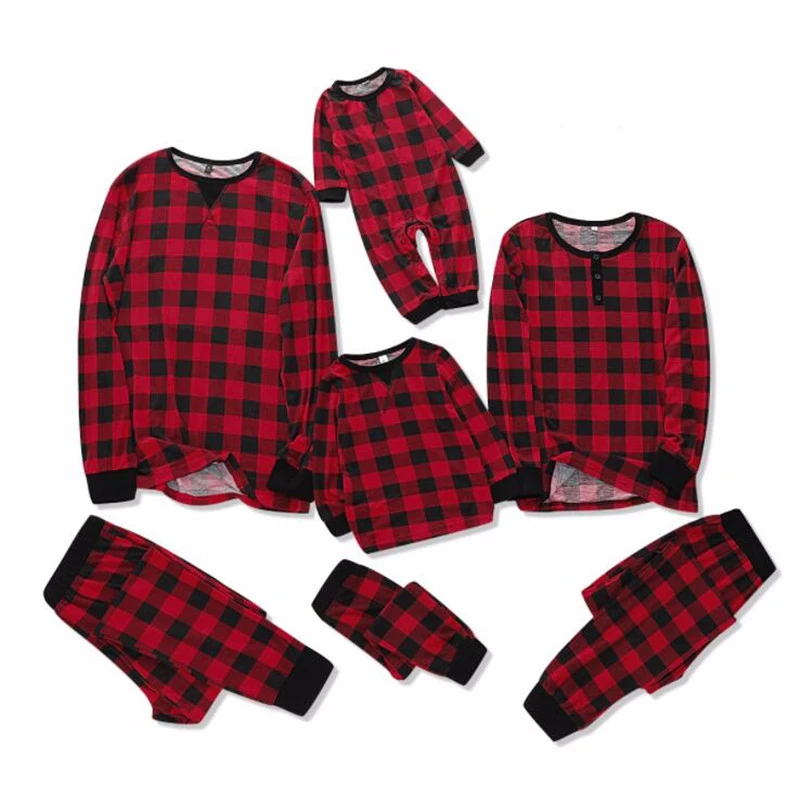 Новинка 2019 года рождественские Семейные пижамы Спортивный костюм комплект