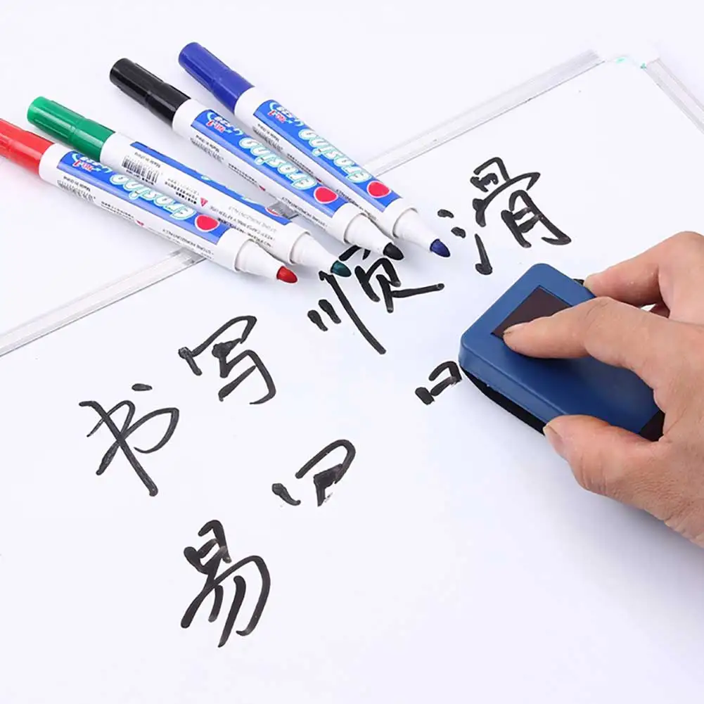 10 шт./партия цветная черная школьная Ручка белая Классная доска сухая маркеры для