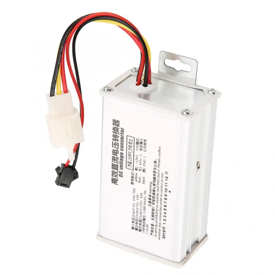 DC преобразователь понижающий Питание модуль 24 V 72 постоянного тока до 12V10A & USB