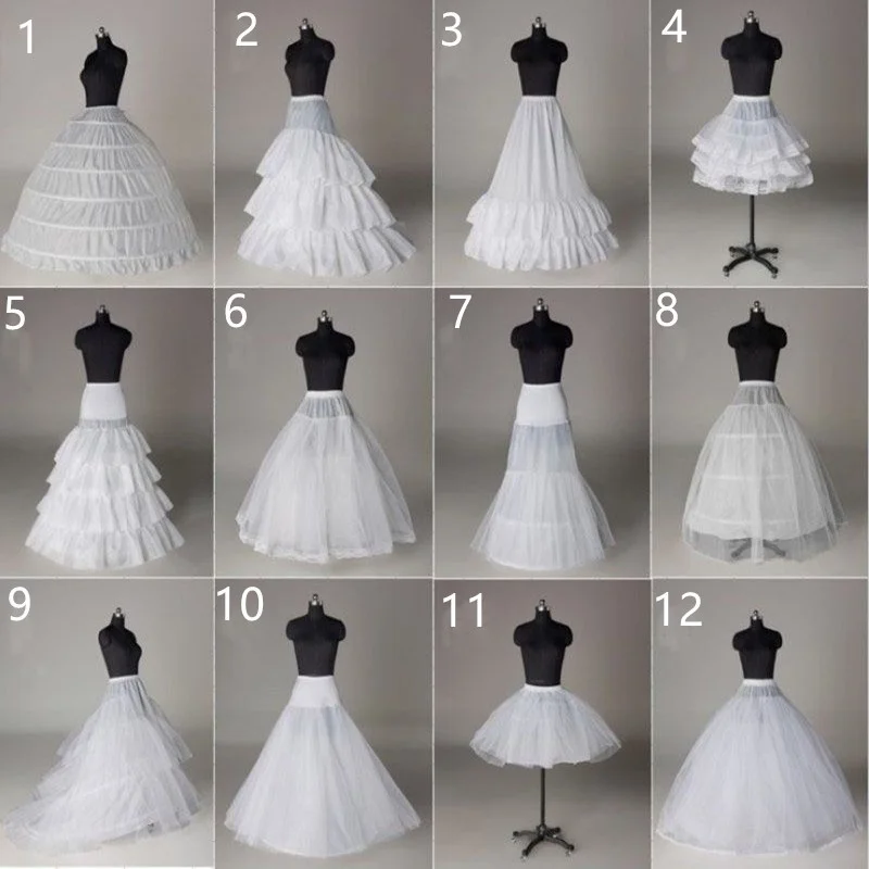 

BacklakeGirls Wholesale In Stock Crinoline Petticoat Wedding Skirt All Style TuTu Hoop Underskirt Bridal Petticoats Rockabilly