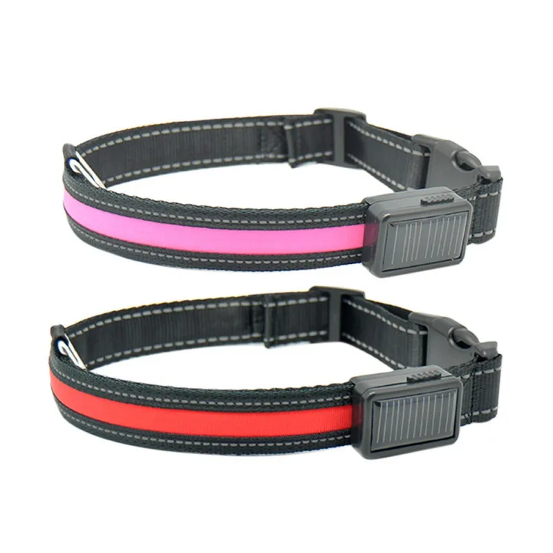 Светодиодный USB ошейник для собак защитный светильник светящиеся ошейники