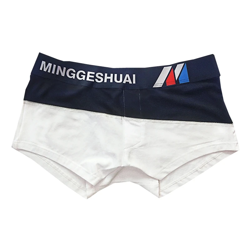 4 PCS/LOT New Arrivals Male Cotton Underwear Men's Boxers Patchwork Underpants Shorts Green/Black/Blue/Red/Navy/Gray M L XL XXL