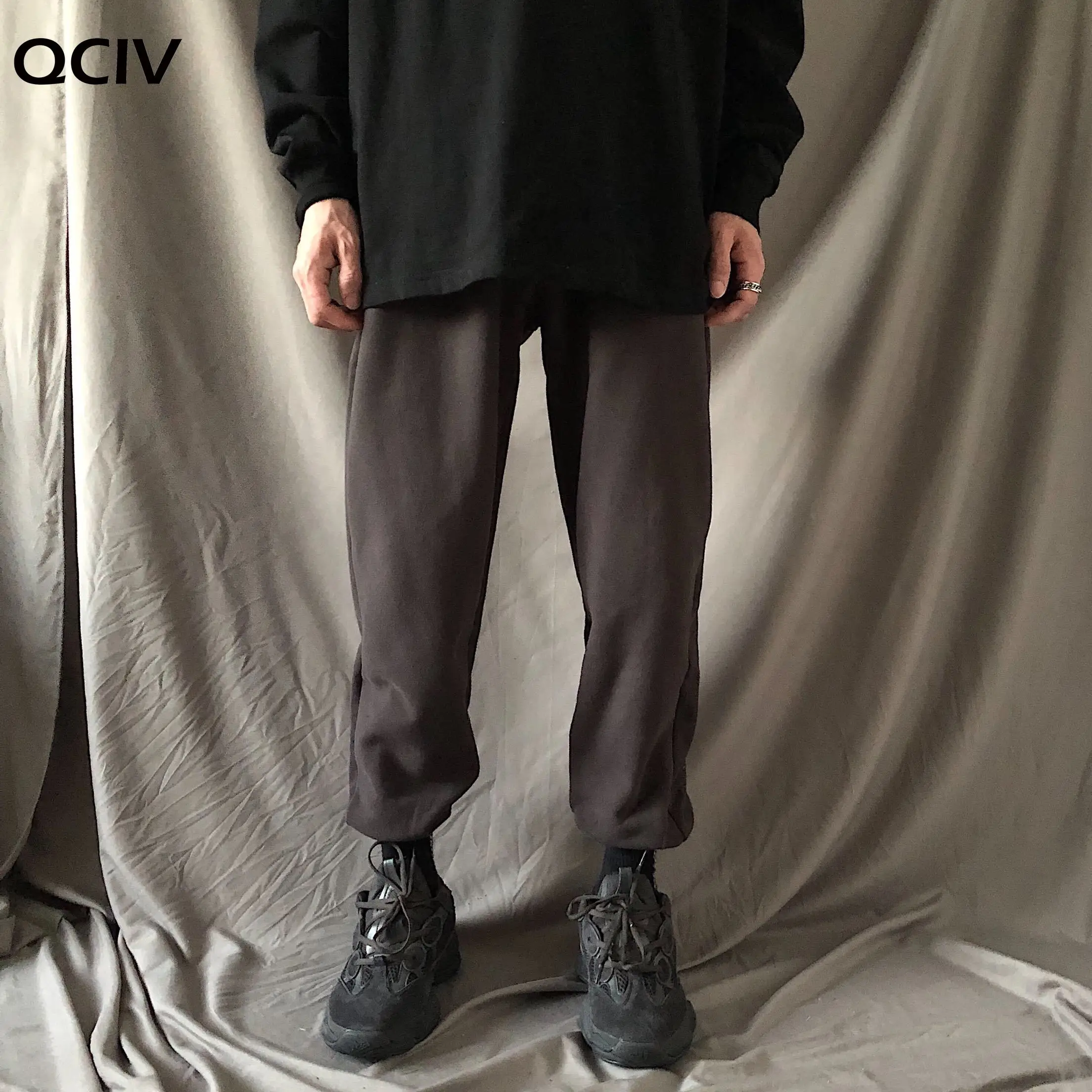 

Sweatpants Solid Colors Season 6 Pants High Quality Plus Velvet Trousers Pants