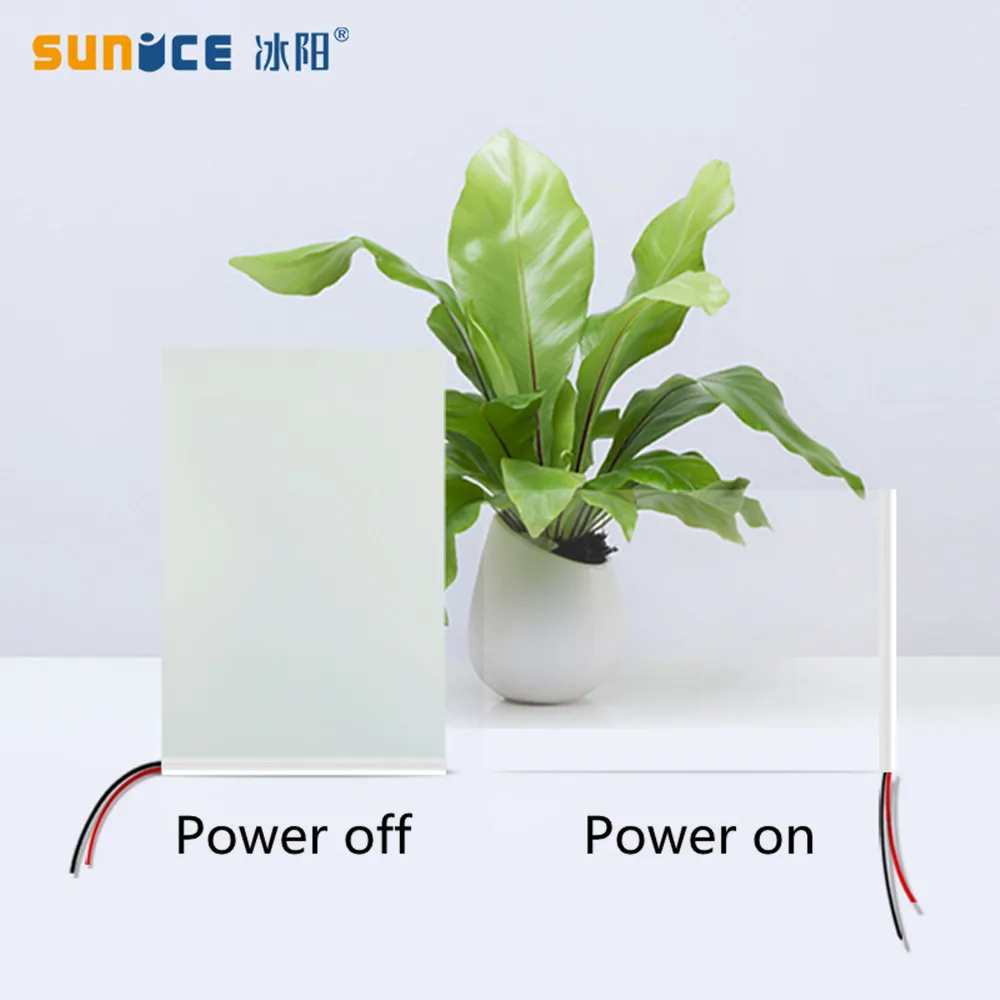 SUNICE Electronic PDLC Smart film10 см x 8 образец переключаемая умная пленка электрическая