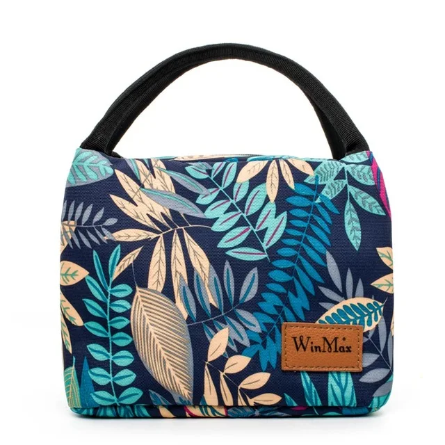 BX004-3lunch bag Для женщин Функциональная сумка-холодильник с узором Коробки для обедов Портативный утепленная плотная сумка для обеда мешок сохраняющая тепло для еды на пикник ланч сумки для детей - Цвет: BX004-3lunch bag
