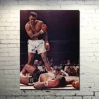 Мухаммад Али-Хадж боксер, чемпион по боксу, настенный плакат, печать на холсте, спортивные картины для спальни, домашний декор