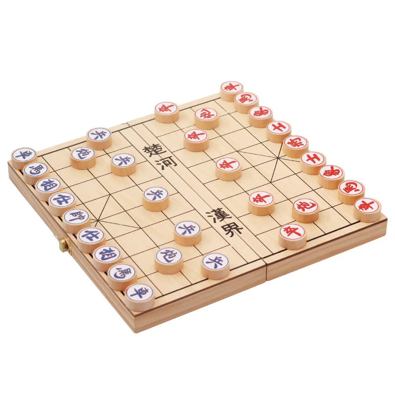 

Round Chinese Chess Tournament Wooden Minimalist Crafted Chinese Chess Classic Party Games Jogos Tabuleiro Chess Games BG50XQ