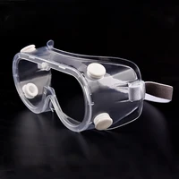 enzodate lab safety goggles splash proof protective glasses clear anti fog lens with adjustable elastic bands