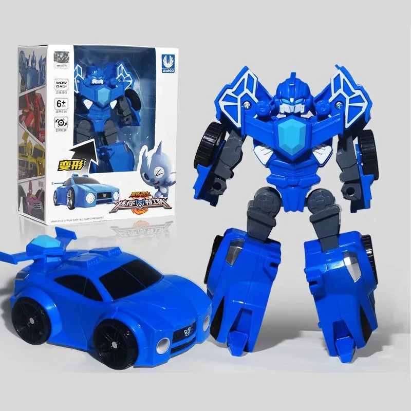 2021 Mini Force Transformation Robot Toys Action Figures MiniForce X Volt Simulation Car Airplane Deformation Toy | Игрушки и хобби