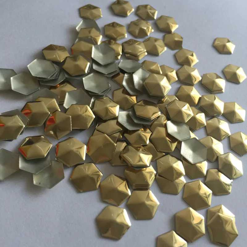 Гвоздики с плоской задней поверхностью для украшения одежды 1440 шт. 10 мм | Дом и сад