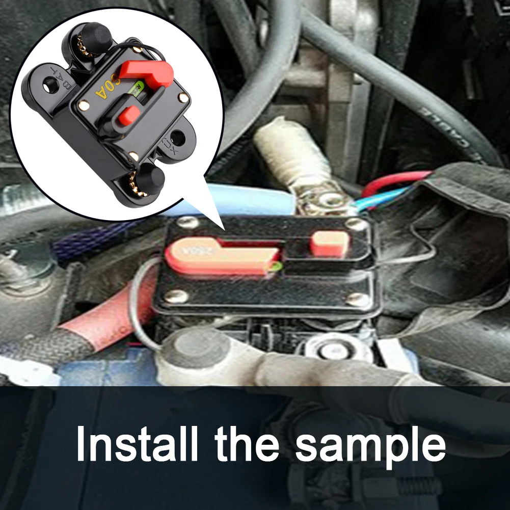 12V-24V DC домашняя Солнечная система водонепроницаемый автоматический выключатель