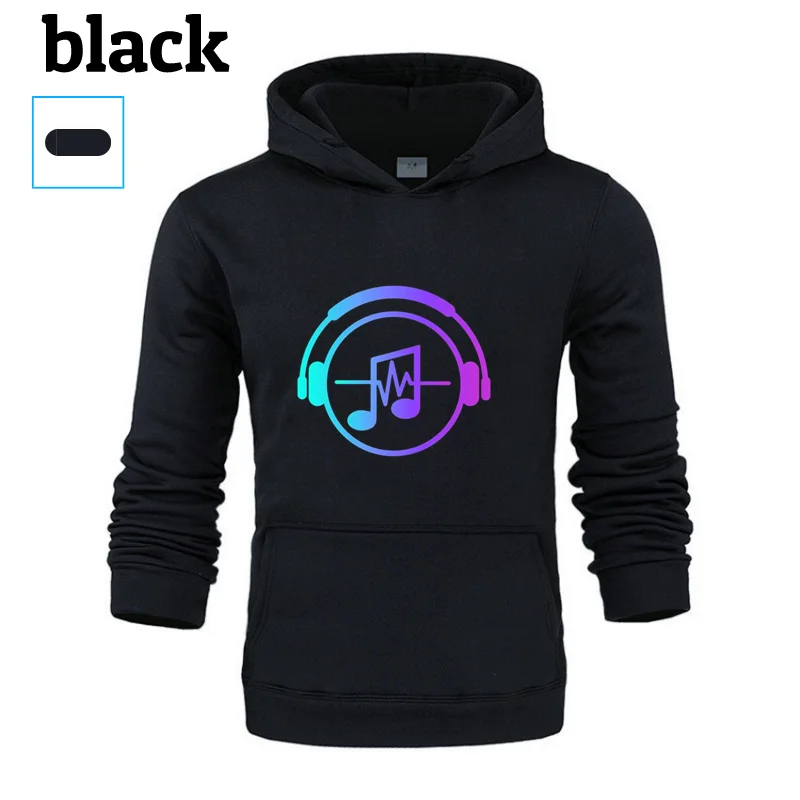 

New men's and women's hip-hop fleece long-sleeved hoodie sweatshirt front logo Harajuku fashion personality hoodie streetwear