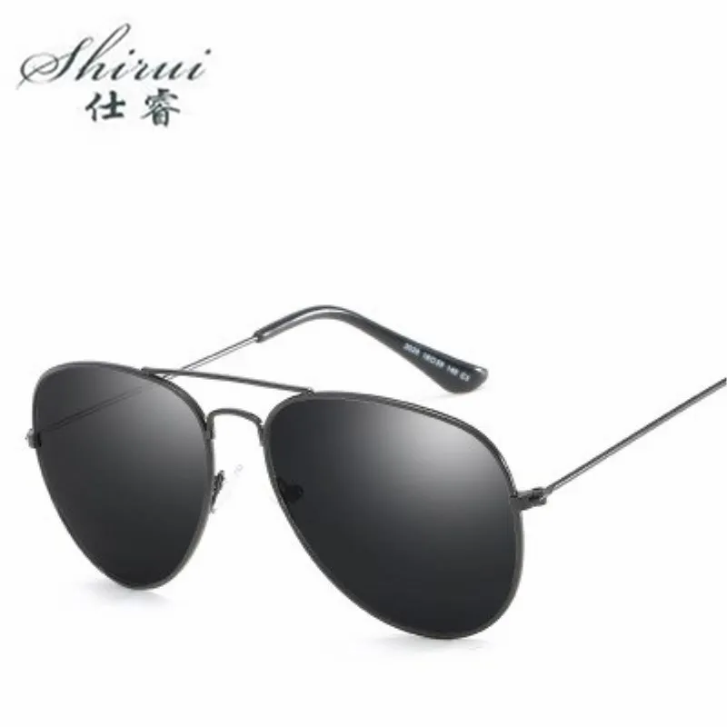 Классические модные солнцезащитные очки с металлической оправой HD классический