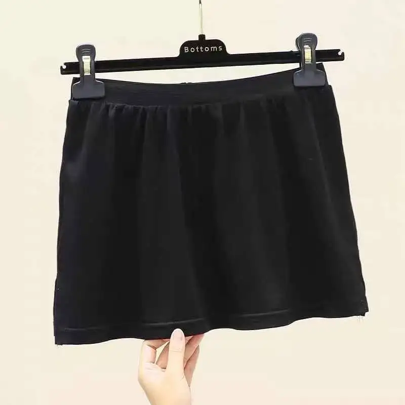 

Women Butt Curtain Basic Fashion Solid Color Tishirt Half-length Butt Curtain Hoodie Accessories